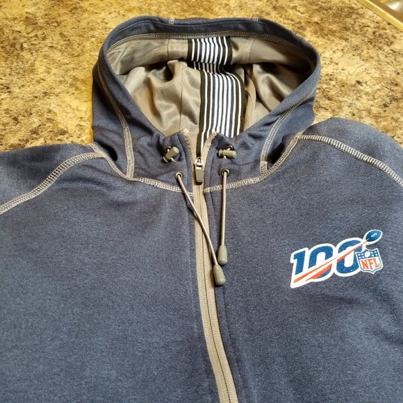 NFL Budweiser Team 365 Zip up Hooded Jacket Size L - Picture 8 of 12